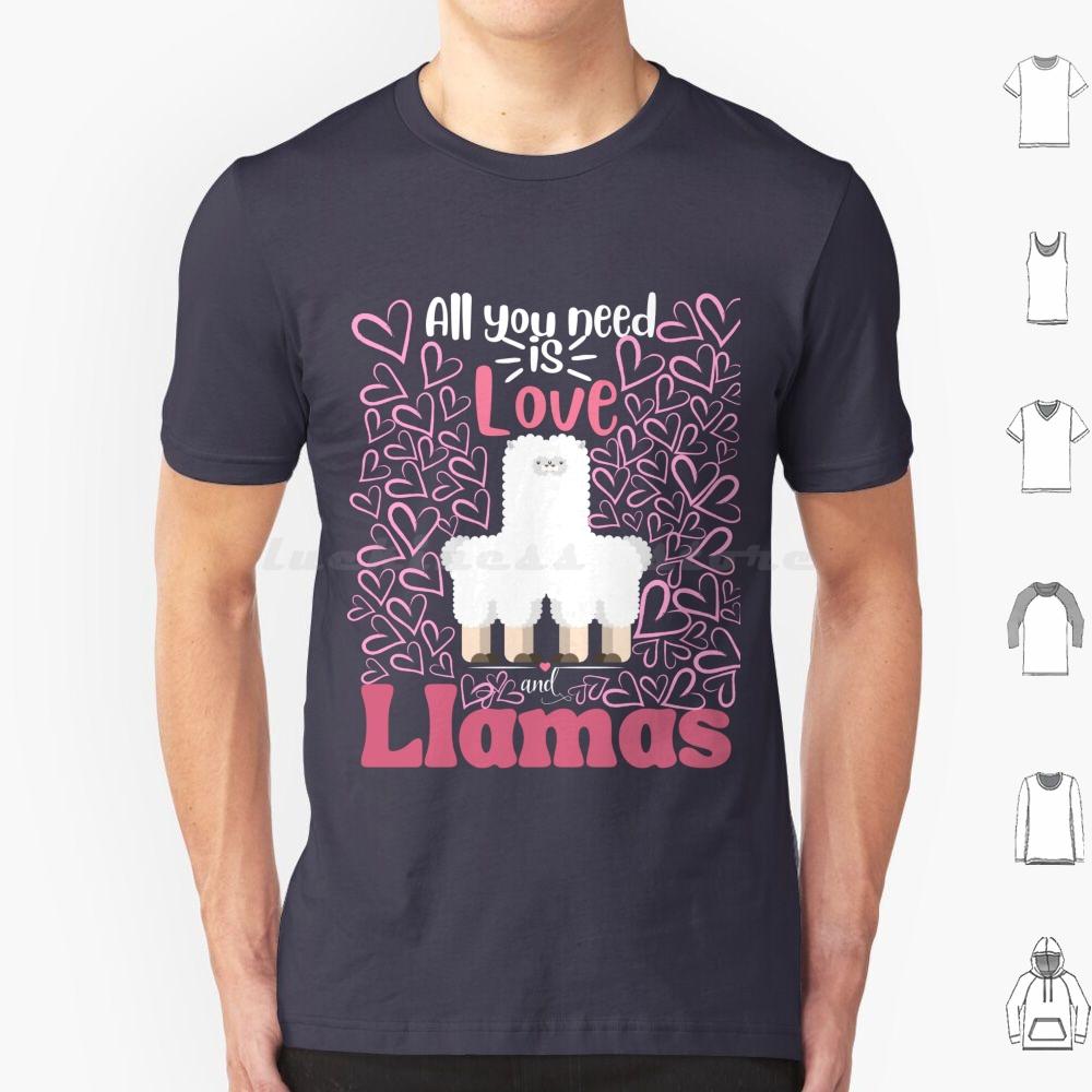 Llama Valentine Puns T Shirt Big Size 100% Cotton Cute Llama Valentine Puns Llama Valentine Puns Love Cool Llama Valentine Puns