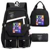 Backpack Usb Charging Lunch Bag Pencil Bag Primary And Secondary School Student Leisure School Bag Three-Piece Set