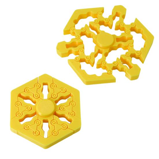 3D tištěný Fidget Spinner Hračka Proti Stresu a Úzkosti Rozšiřitelný Gyroskop na Prst Přenosná Cestovní Senzorická Hračka
