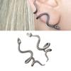 Delicate Serpents Twist Earrings Lightweight Design Alloy Construction Jewelry Daily Wear Accessory Ear Accessories