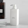 Square Dispenser Refill Container 650ml/White Pump Container