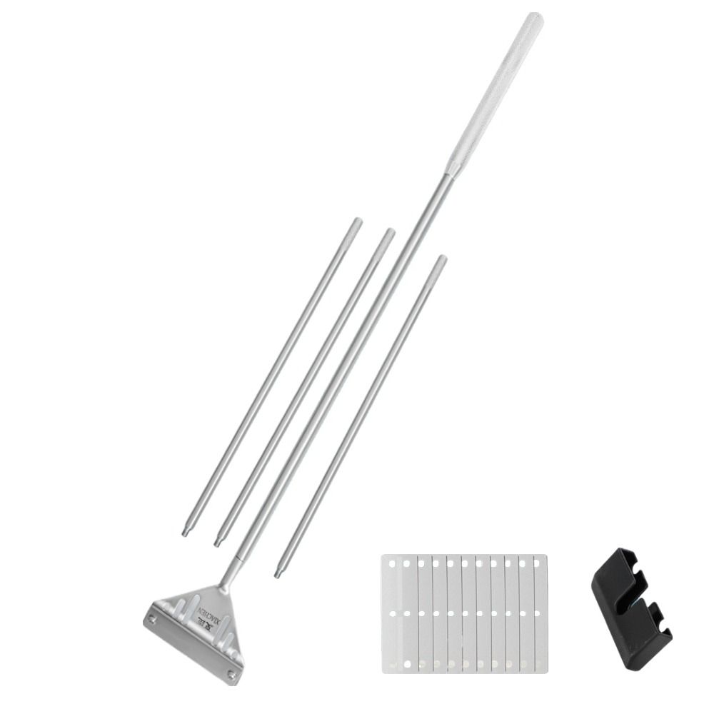 Stainless Steel Fish Tank Cleaner Set Dual-use Aquatic Plants Cleaning Tool Fish Tank Accessories