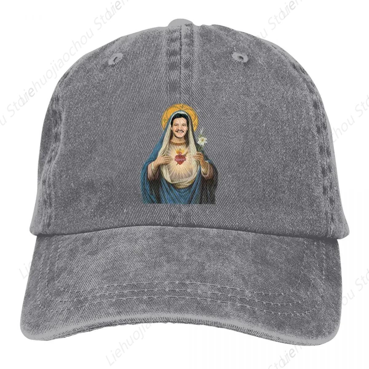 Eoo CAp Heilig Hart Baseballpet Unisex Hoeden Vrouwen Vizier Bescherming Snapback Pedro Pascal Amerikaanse Acteurs Petten Adjustable