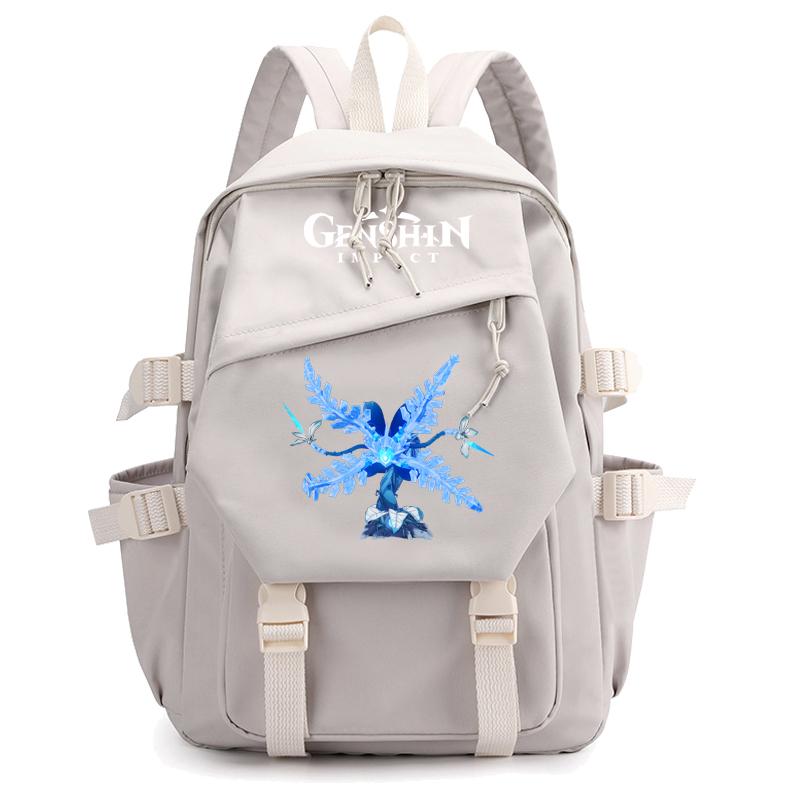 Anime Game Travel Backpack Printed Canvas Backpack for Boy Girl School Bag Students Women Large Capacity Bookbag Usb Charging Kids Gifts