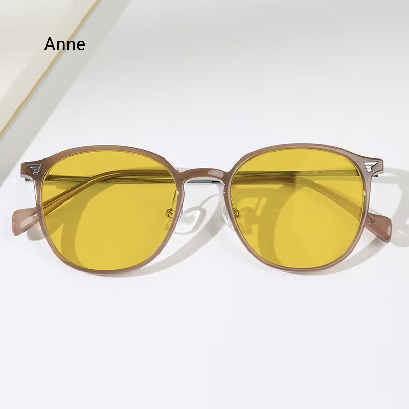 Luxury TR90 Night Vision Glasses Outdoor UV400 Driving Eyewear Men Women Square Anti-blue Light Optical Spectacle Eyeglasses