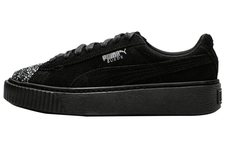 PUMA Suede Platform Crushed Gem Black Женские 365866-01 37.5
