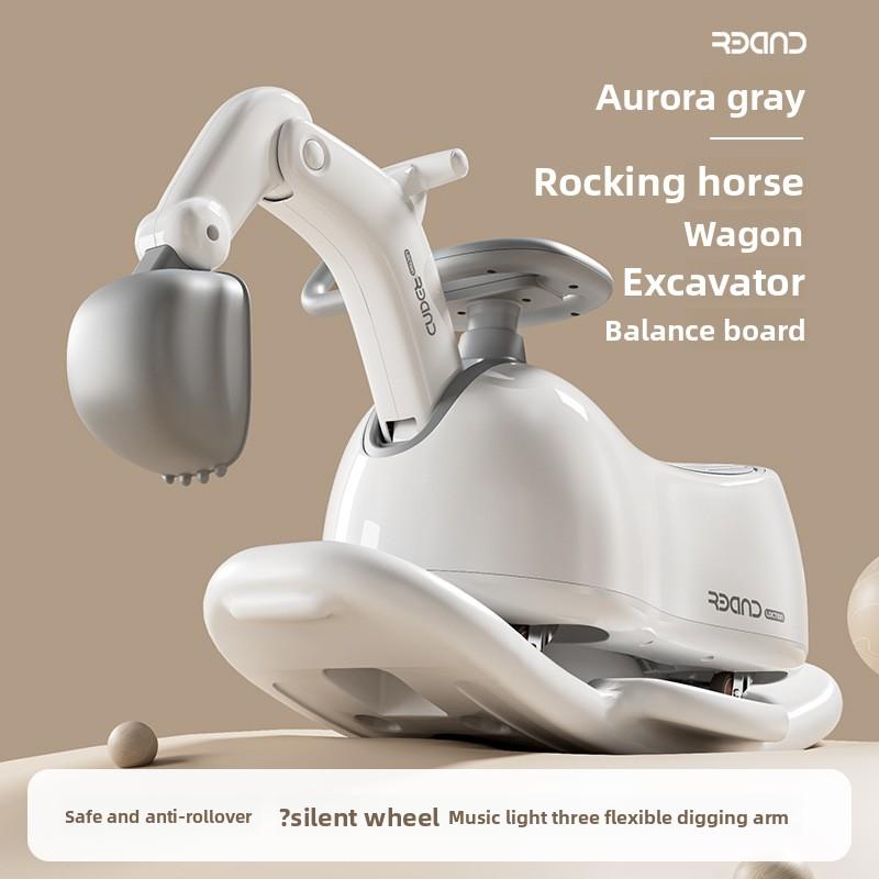 Outdoor Sports Children'S Scooter Multifunctional Scooter Upgrade Digger Model Children'S Toys 1-5 Years Old Musical Quadricycle