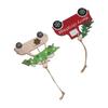 Car Xmas Tree Drop Ornaments Puppy Car Hanging Ornaments Puppy Christmas Pendant  Christmas Decor