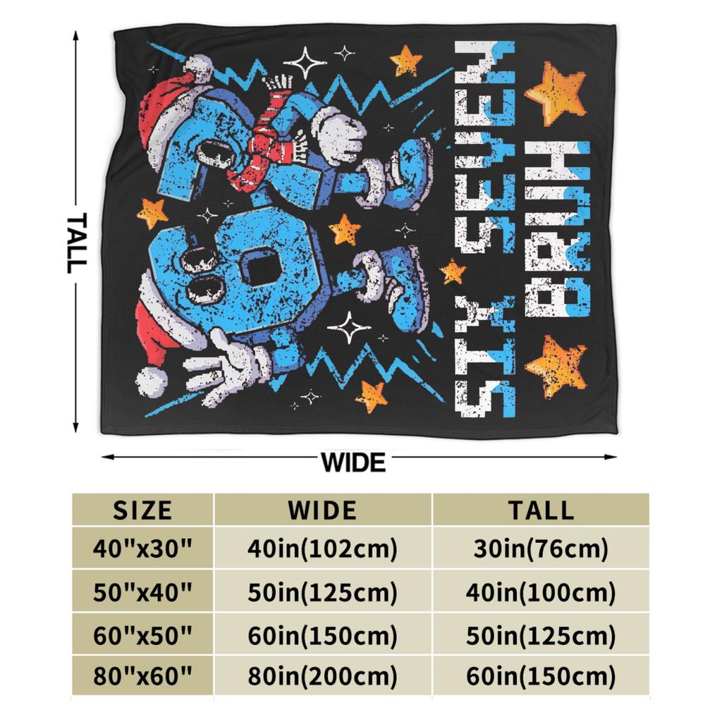 67 Six Seven Christmas Bruh Italian Brainrot Blankets Coral Fleece Plush Spring Throw Blankets for Home Outdoor Bedding Throws