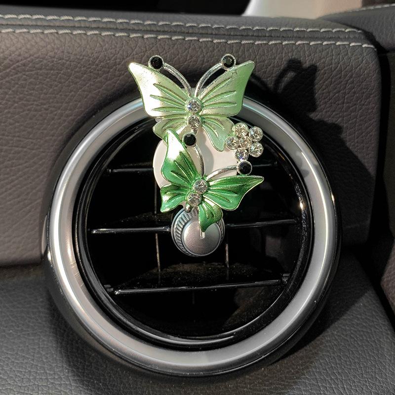 Butterfly Car Accessories,Cute Air Freshener,Air Vent Clip Conditioning Outlet Clip Car Air Freshener,Car Accessories, Bling Car Accessories for Women