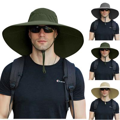Sun  Hat Men's Waterproof Fisherman's Hat Outdoor Sports Sun  Hat Rims Mountaineering Hat Adult Hat