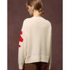 100% Merino Wool Jacquard Knit Pullover Sweater