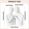 Abstract Couple Statue Desktop Ornament Art Porcelain Table Centerpiece Heart Gesture Figurine Lover
