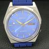SEIKO AUTOMATIC 7009A JAPAN MENS VINTAGE BLUE COLOR DIAL WATCH a701473-5