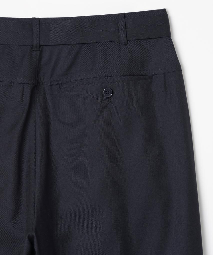 MILLO ARCHIVE Paddle Belted Trousers [Dark Navy]