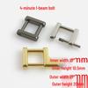 13MM 4-Part I-Shaped Detachable Screw Buckle with Box Bag Hardware Accessories