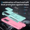 For Samsung Galaxy S23 FE Kickstand Case TPU+PC Phone Protector with Slide Lens Cover