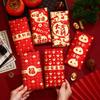 6pcs Blessing Chinese New Year Red Envelopes Traditional Money Packet  Wedding Birthday