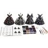 Kit per tessitura con perline Piccole Perline Kit per Arte con Perline Design Carino Kit Vestito con Perline 3D Decorazione per la Casa