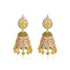 Indian Ethnic Characteristics, Personalized Style, Bells, Wind Chimes, Earrings, Colored Zircon, Fringed Earrings.