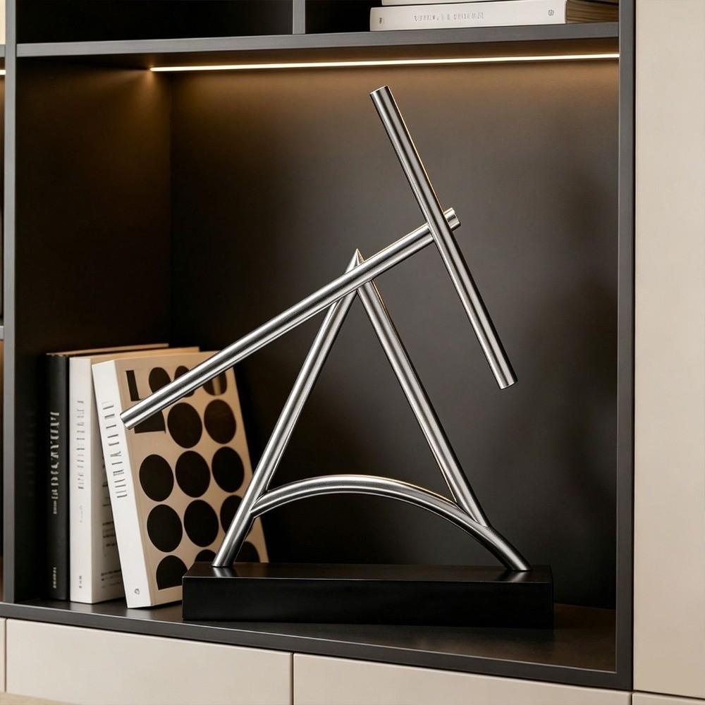 Rotierende Struktur Chaos Pendel Metall Balance Skulptur Perpetual Motion Ornament Büro Dekoration