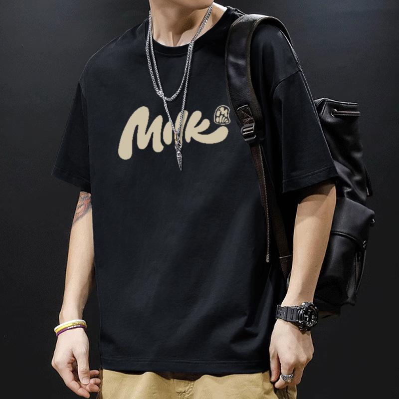 Summer Men T-shirts Cotton Short Sleeve T Shirt Comfortable Fabric Sportwear