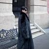 New Fashion Fox Faux Fur Coat Warm Thick Winter Men's Plush Jacket