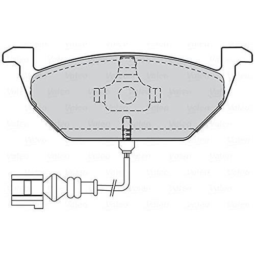 Plaquette de frein gamme first volskwagen new beetle - valeo - 301408