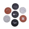Pabei 9cm Round Hollow Felt Drink Coaster
