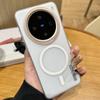 Matte Semi-Transparent Soft-Touch Frosted Case With Strong Magnet Vivo X200 Pro Y300 Drop Protection