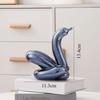 13.4cm Mini Creative Swan Abstract Ceramic Ornament Sculpture Study Room Statue Home Office Accessories Decoration Gift