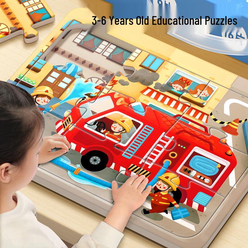 Children s Traffic Vehicle Jigsaw Puzzle