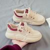 Spring White Shoes Women's Shoes New Internet Celebrity Hot-soled Thick-soled Board Shoes Soft-soled Casual Mother's Shoes Spring and Summer