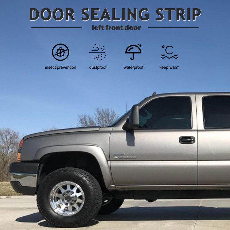 Gummi TürdichtungsleistenSeiten Türdichtungsleiste für Chevy Silverado GMC Sierra Tahoe Suburban Yukon 1AWSK00228 Zubehör