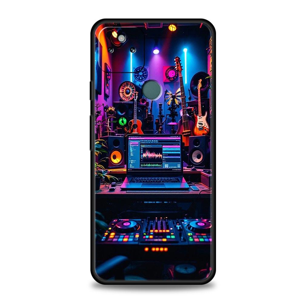 Retro Recording Device Phone Case Cover for Google Pixel 10 9 8 7 6 9A 8A 7A 6A Pro Shockproof Soft TPU 9 Pro XL Shell Capas Bag