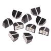 10Pcs Dbx2231 Equalizer Fader Cap 11Mmx9Mm Hole 4Mm Potentiometer Fader Knob Cap