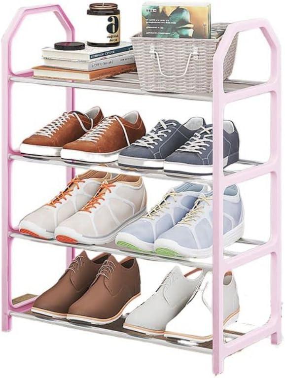 

4-ярусная обувница Обувница Простой пластиковый пылезащитный шкаф Общежитие Балкон Трапециевидная сборка Витрина для обуви