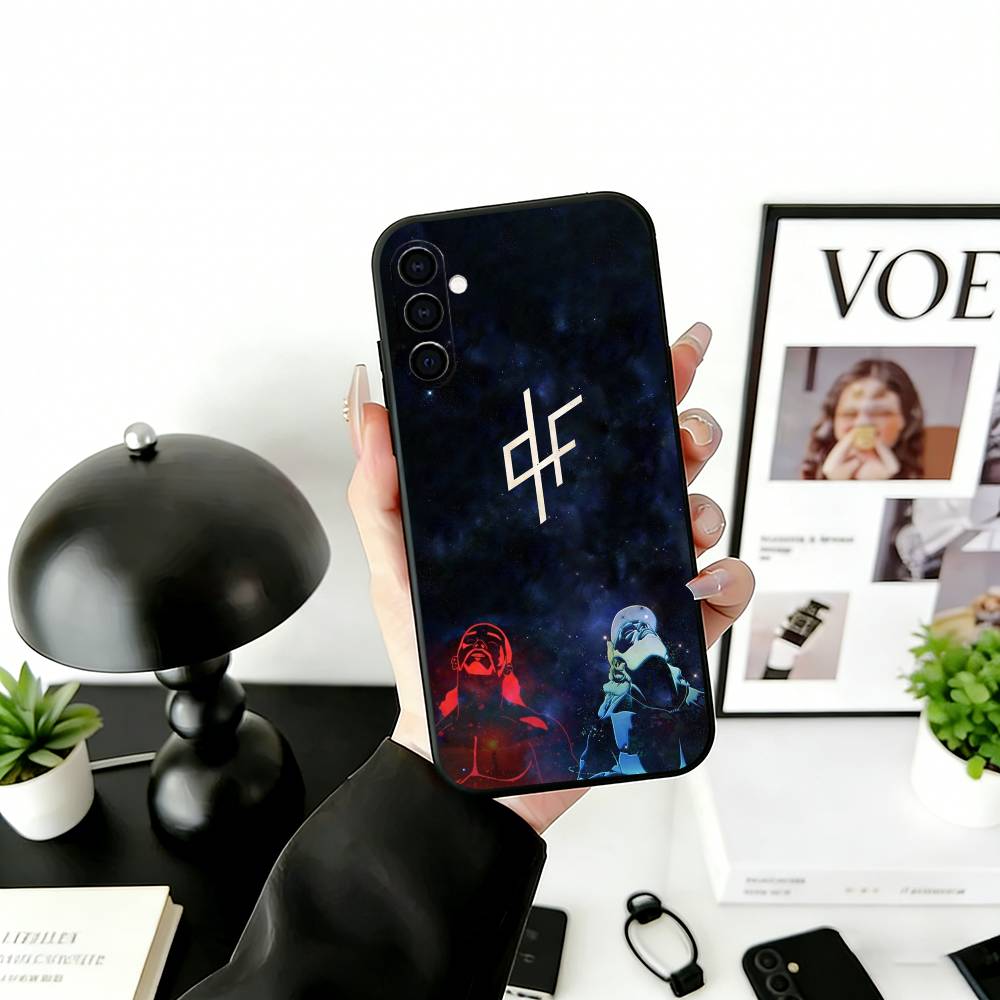 PNL QLF R-Rapper S-Singer Phone Case For Samsung Galaxy A73,A72,A71,A70,A53,A52,A51,Others Soft Black Cover