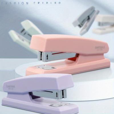 Hefter/Tacker 20 Seiten Büro Zuhause Tacker B3113 Weiß/Rosa/Blau