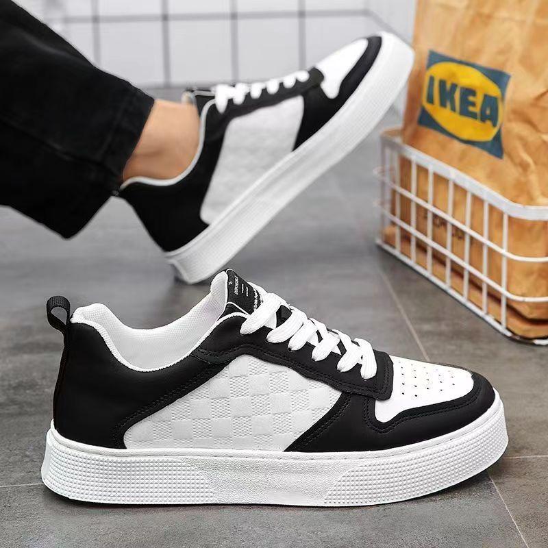 New Low-top Board Shoes Spring and Summer Trend Versatile Men's Little White Shoes Men's Shoes Wear-resistant Sports and Leisure Shoes