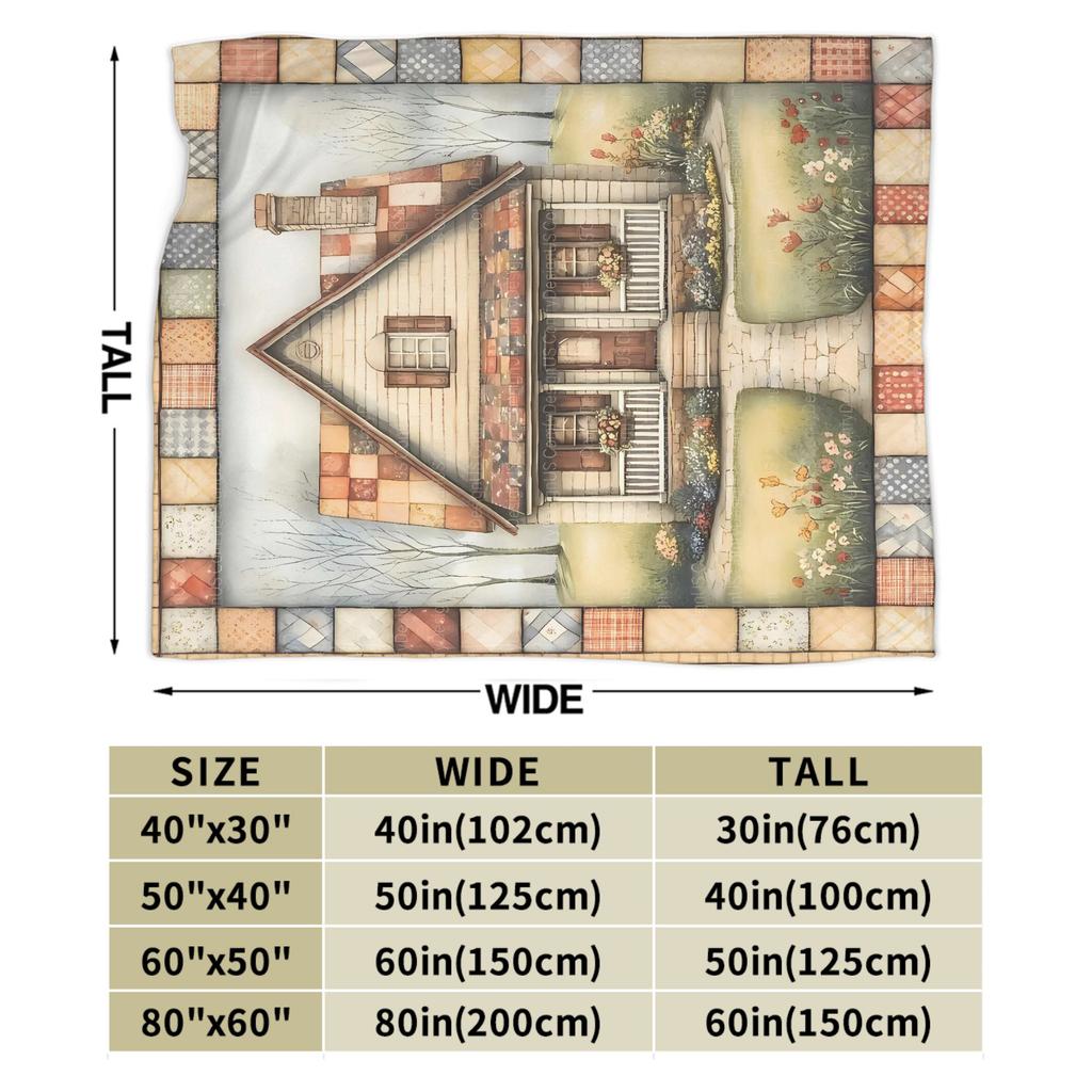 Warm BlanketChild Picnic Cottage Quilted House Bedding Throws Flannel Bedspread For Couch Chair Fashion Sofa Bed Cover
