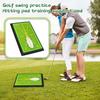 Golf Swing Practice Mat, Pearl Scale Recording Track, Outdoor Hitting Mat, Training Auxiliary Mat