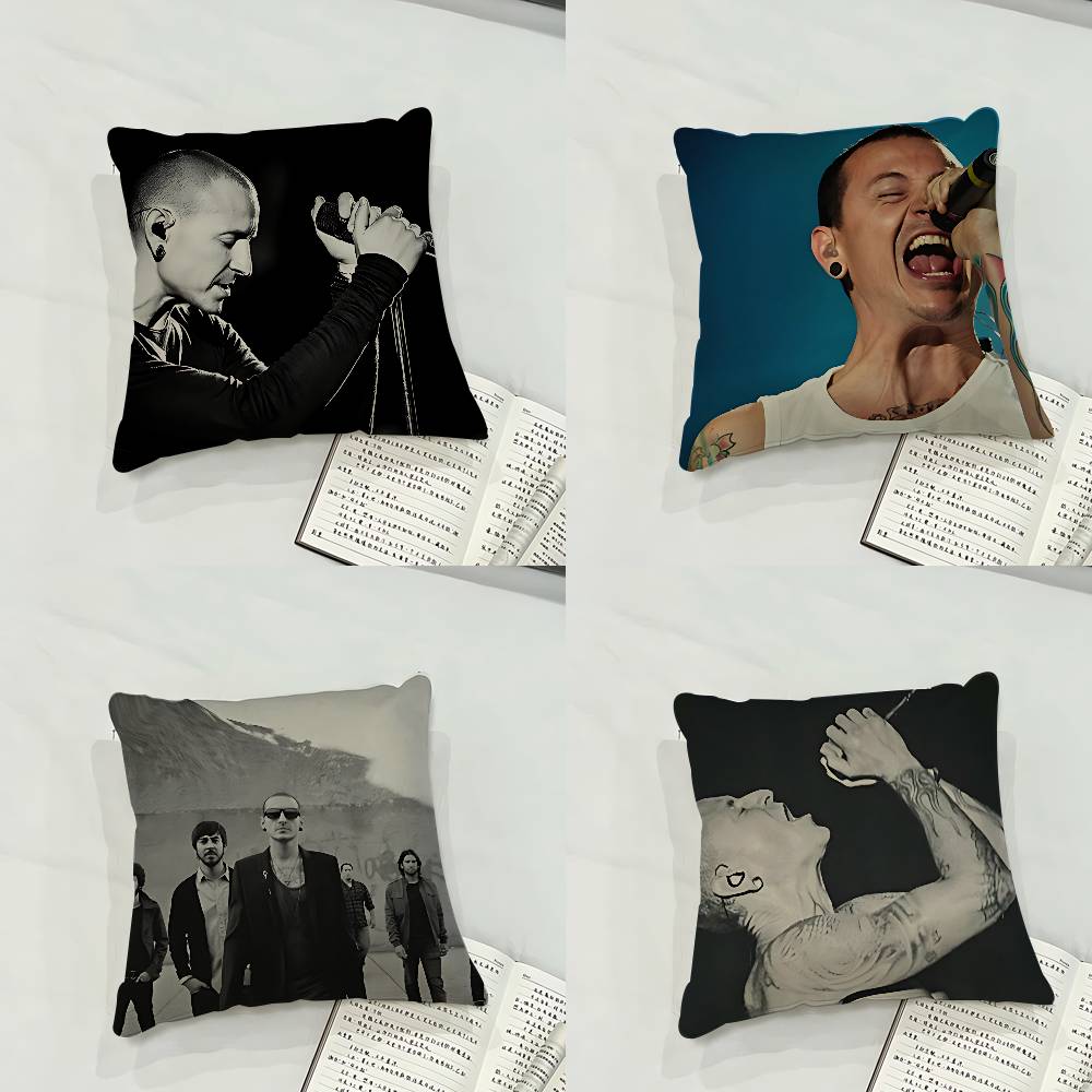 RIP Chester Charles Bennington Case Plush Fabric Soft Pillowcase Double Sided Print Cushion Cover Household Gifts