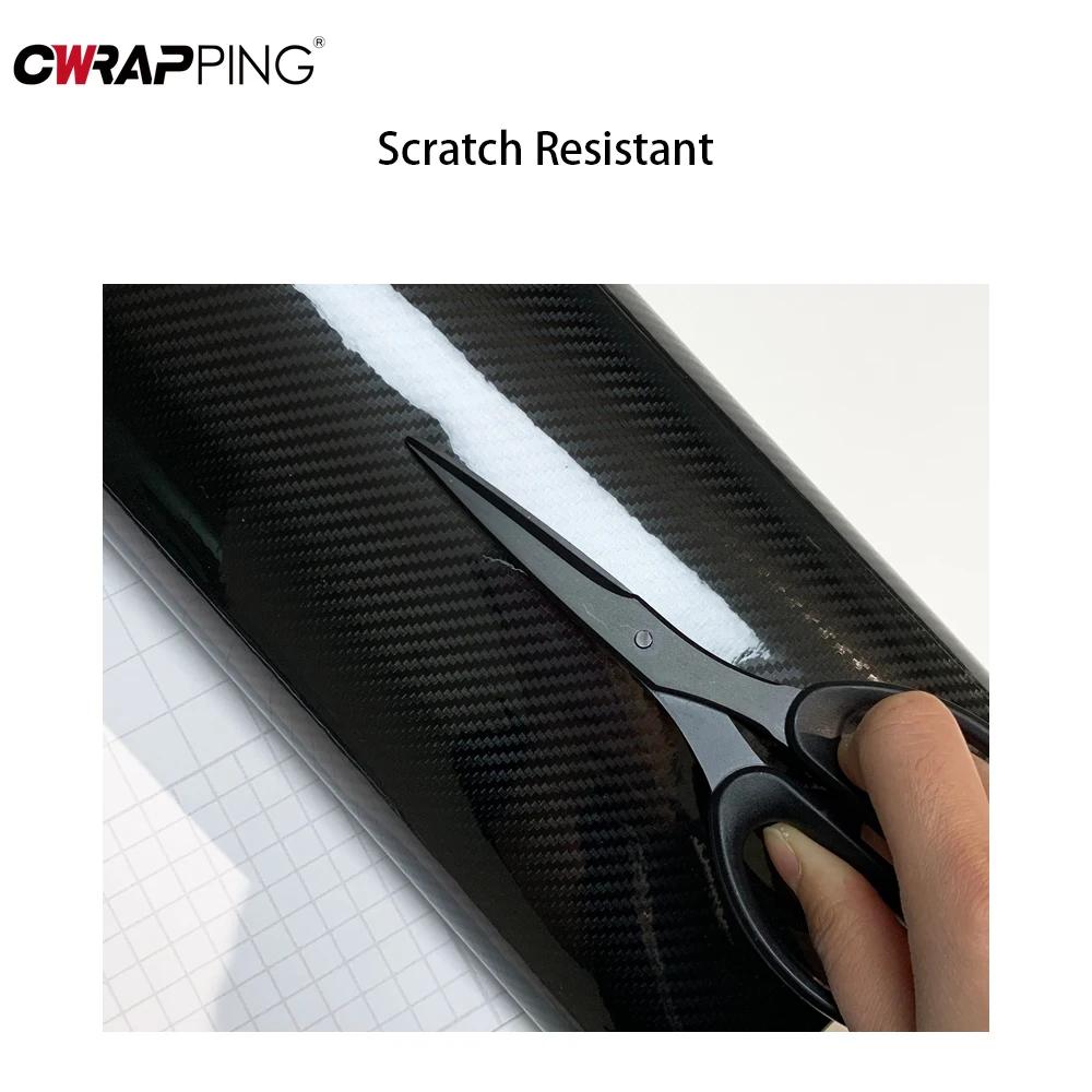 5D Carbon Fiber Wrap Film Wrapping Foil Air-release Self-adhesive for Car Accessory Vinyl Car Stickers Personalized Custom Decal