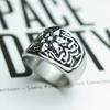 Hexagonal Star Flower Exaggerated Ring Domineering Men's Ring Punk Style Ring