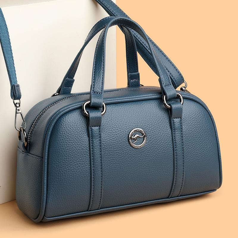 Handbag Retro Bowling Bag High-end Texture Single-shoulder Crossbody Bag