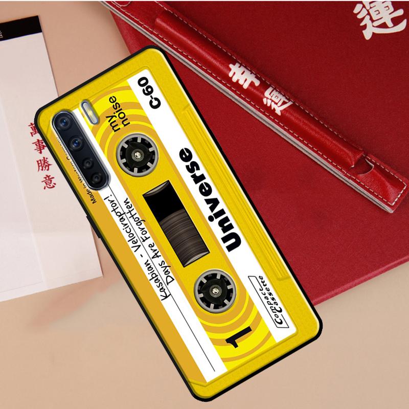 

Vintage Magnetic Tape Cassette Case For Oppo A80 A58 A5 Pro A15 A16 A17 A57 A77 A94 A74 A54 A76 A96 A40 A60 A18 A38 A78 A98 OPPO A79 5G