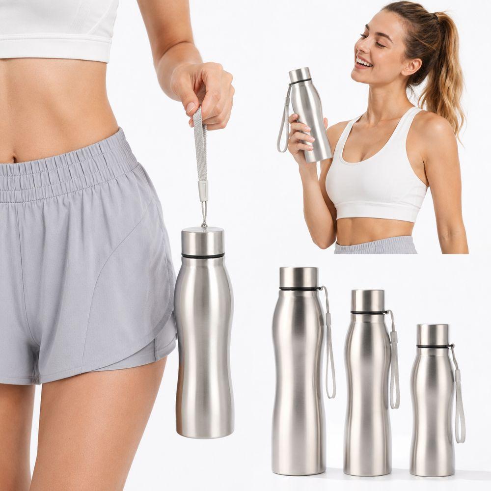 500ml/750ml/1000ml Drinking Cup Stainless Steel Cold Water Cup New Sport Water Bottle Travel