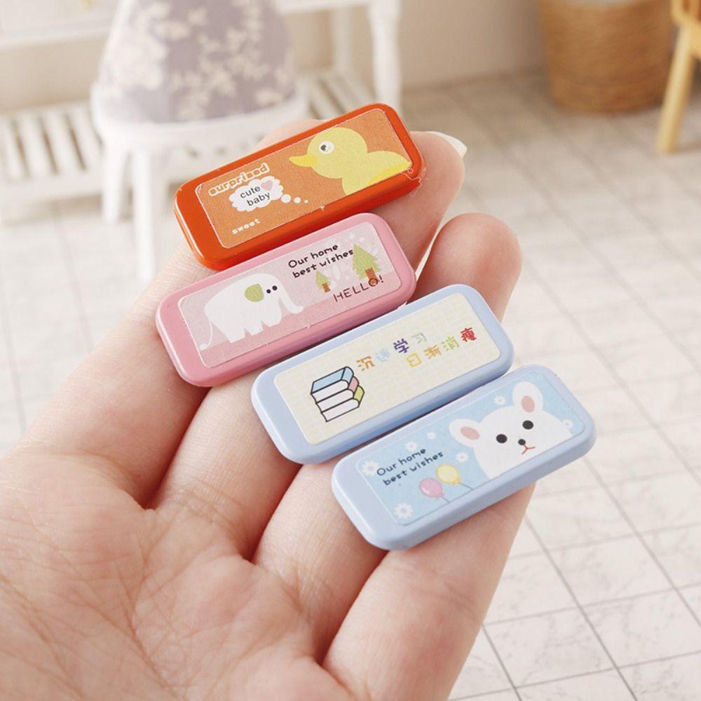 

1:12 масштабная миниатюрная коробка для канцелярских принадлежностей, мини-кукольный домик, канцелярские принадлежности, креативная кукла, пенал