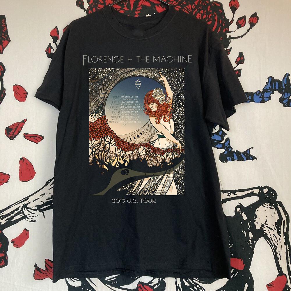 

Florence The Machine US Tour Унисекс Футболка Все Размеры S-5XL QX0144 Унисекс Футболка M